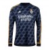 Pánský Fotbalový dres Real Madrid David Alaba #4 2023-24 Venkovní Dlouhý Rukáv
